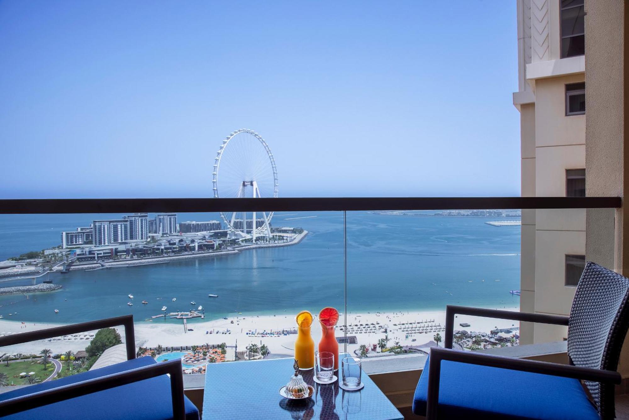 Amwaj Rotana, Jumeirah Beach - Dubai Camera foto View of the Palm Jumeirah from the Jumeirah Beach Hotel
